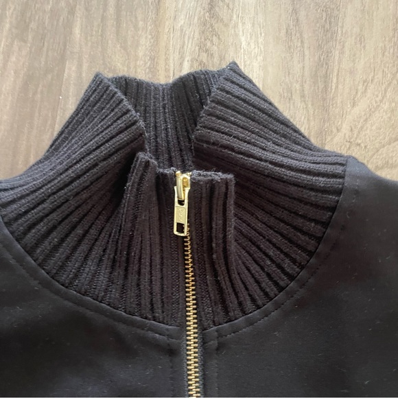 New without tags Crown & Ivy black cape jacket one size - Picture 3 of 7